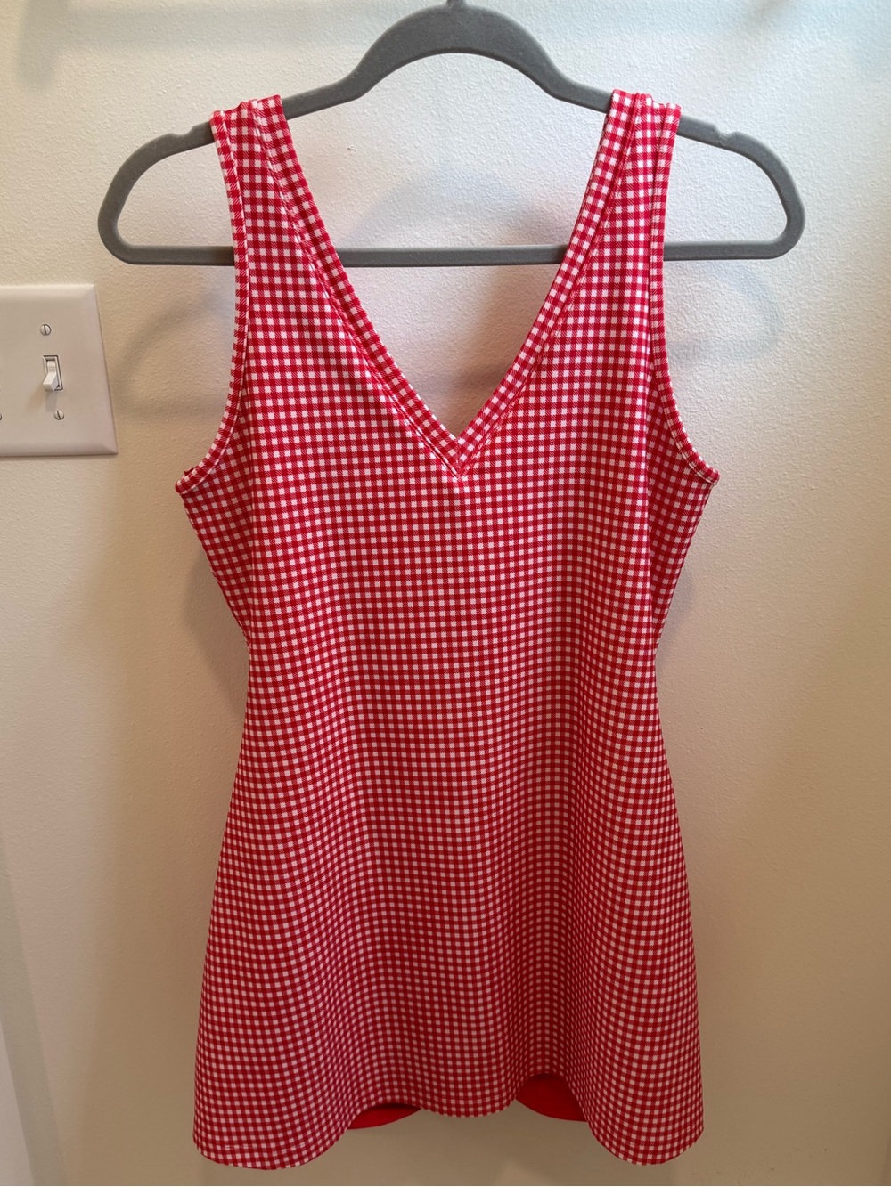 A&F YPB sculptLUX V-Neck Mini Dress - Picture 1 of 2